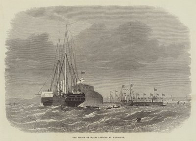 Lo sbarco del Principe di Galles a Weymouth da Edwin Weedon